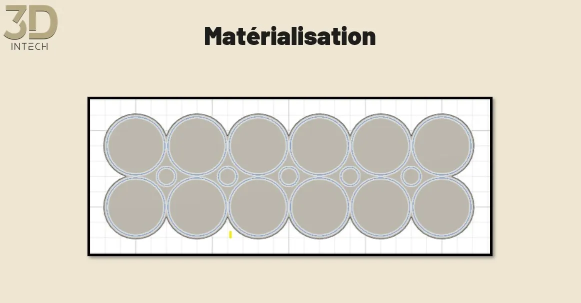 Matérialisation 3D Intech